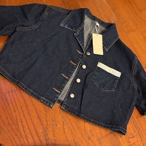 Denim short sleeve Jacket